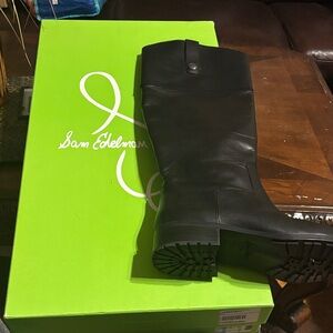 Sam Edelman Black Over the Knee Boots